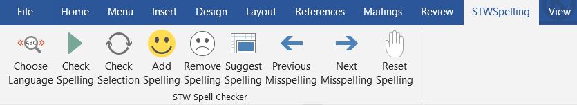 2007 STW Spell Checker Ribbon